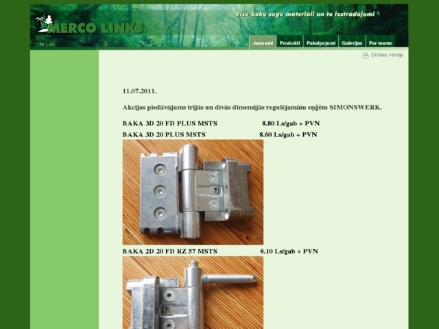 Merco Links, SIA